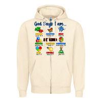 Sandshell god says i am autism Zipper Hoodie - Artiststas