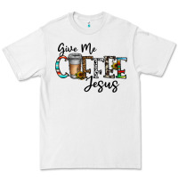 White give me coffee jesus Premium Tee - CowhideDigitalArt