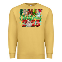 Antique Gold family christmas 2023 Premium Sweatshirt - texasbilliewilder