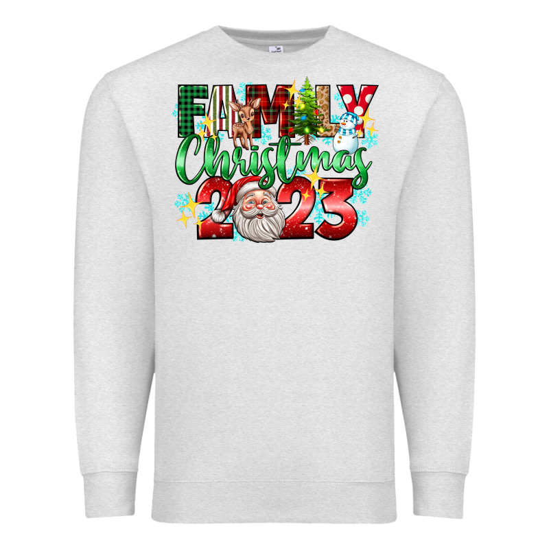 Family Christmas 2023 Premium Sweatshirt by texasbilliewilder | Teevron
