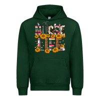 Forest Green Western Nurse Life Urban Hoodie - FaDigitalArtStudio