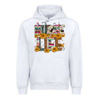 White Western Nurse Life Urban Hoodie - FaDigitalArtStudio