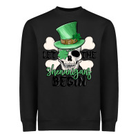 Black let the shenanigans begin Heavyweight Sweatshirt - MaliasSmallBusiness