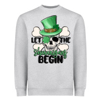 Heather Grey let the shenanigans begin Heavyweight Sweatshirt - MaliasSmallBusiness