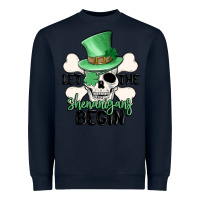 Navy let the shenanigans begin Heavyweight Sweatshirt - MaliasSmallBusiness