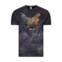 Cloud Black Cream Legbar Chicken Vintage Tee - LillyAllenDesigns