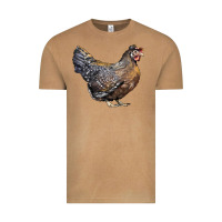 Vintage Camel Cream Legbar Chicken Vintage Tee - LillyAllenDesigns