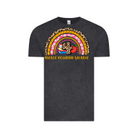 Vintage Black back to school rainbow hello fourth grade Vintage Tee - AdoDesignShop