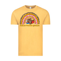 Vintage Mustard back to school rainbow hello fourth grade Vintage Tee - AdoDesignShop