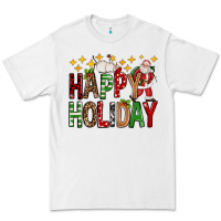 White happy holiday christmas Premium Tee - FaDigitalArtStudio