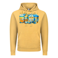 Vintage Mustard hanukkah coffee Vintage Hoodie - Jasminsmagicworld