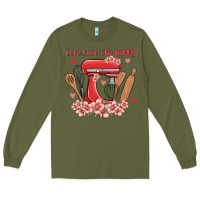 Army Green bake same one happy Long Sleeve Tee - MaliasSmallBusiness