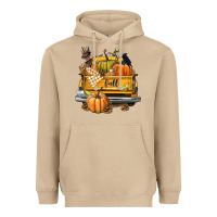 Mushroom Fall Truck Heavyweight Hoodie - texasbilliewilder