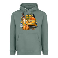 Sage Fall Truck Heavyweight Hoodie - texasbilliewilder