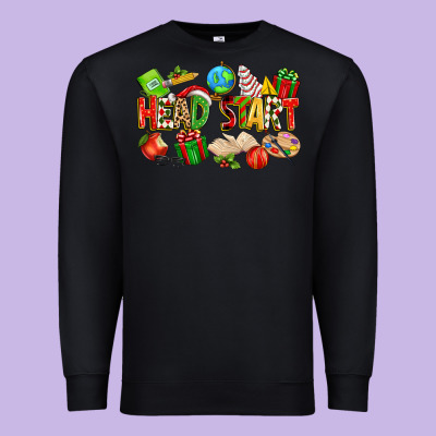 Christmas Head Start Premium Sweatshirt Designed By Texasbilliewilder