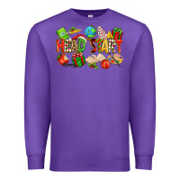 Purple christmas head start Premium Sweatshirt - texasbilliewilder