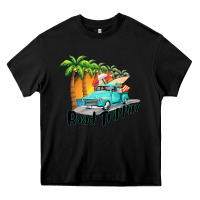 Black road trippin Heavy Core Tee - BarkalooDesign