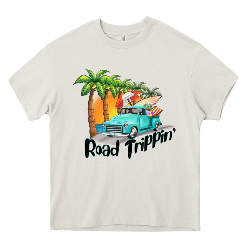 Road Trippin Heavy Core Tee by BarkalooDesign | Teevron
