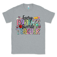 Heather Grey every bunny's favorite teacher Classic Tee - MaliasSmallBusiness