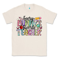 Natural every bunny's favorite teacher Classic Tee - MaliasSmallBusiness