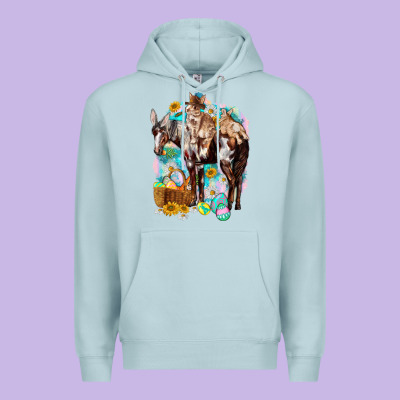 Happy Easter Day Rodeo Premium Hoodie Designed By Howdyjamesfarm