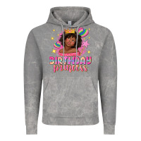 Cloud Rock birthday princess with afro girl Vintage Hoodie - NancyCooperArtShop