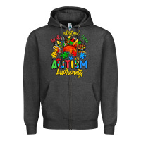 Charcoal Heather accept understand love autism awareness Zipper Hoodie - Artiststas