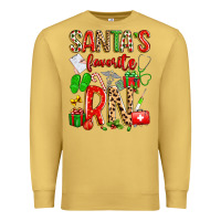 Antique Gold santa's favorite RN Premium Sweatshirt - texasbilliewilder