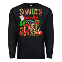 Black santa's favorite RN Premium Sweatshirt - texasbilliewilder