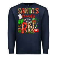 Navy santa's favorite RN Premium Sweatshirt - texasbilliewilder