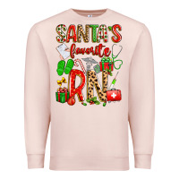 Pale Pink santa's favorite RN Premium Sweatshirt - texasbilliewilder