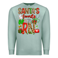 Seafoam santa's favorite RN Premium Sweatshirt - texasbilliewilder