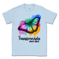 Dusty Blue transformada por dios Classic Tee - JahusDesignShop