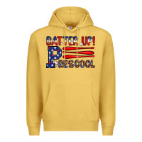 Antique Gold batter up preschool Premium Hoodie - JahusDesignShop