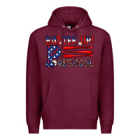 Burgundy batter up preschool Premium Hoodie - JahusDesignShop