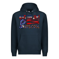 Navy batter up preschool Premium Hoodie - JahusDesignShop