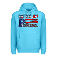 Ocean Blue batter up preschool Premium Hoodie - JahusDesignShop