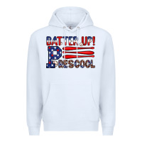 White batter up preschool Premium Hoodie - JahusDesignShop