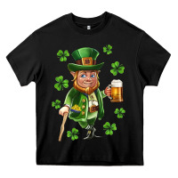 Black st patricks elf Heavy Core Tee - Neo Western
