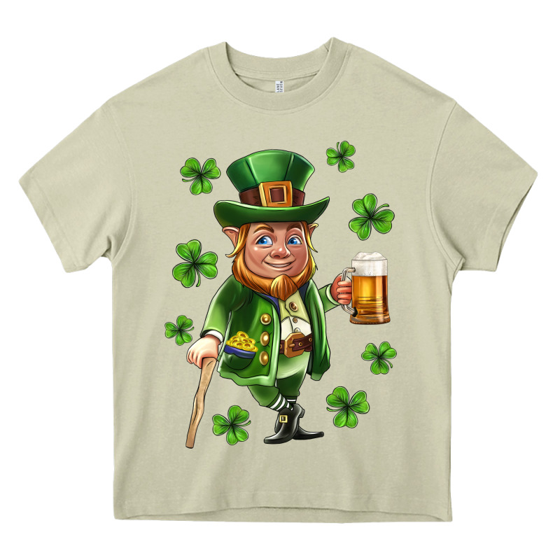 St Patricks Elf Heavy Core Tee by Neo Western | Teevron