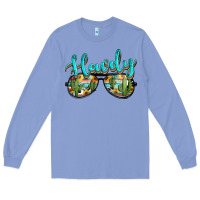 Western Howdy Police Sunglasses Long Sleeve Tee | Teevron