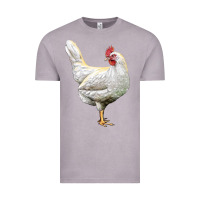 Vintage Zinc leghorn chicken Vintage Tee - LillyAllenDesigns