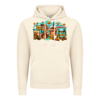 Vintage Artic thanksgiving coffee Vintage Hoodie - Jasminsmagicworld