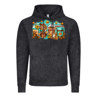 Vintage Black thanksgiving coffee Vintage Hoodie - Jasminsmagicworld