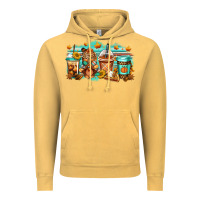 Vintage Mustard thanksgiving coffee Vintage Hoodie - Jasminsmagicworld