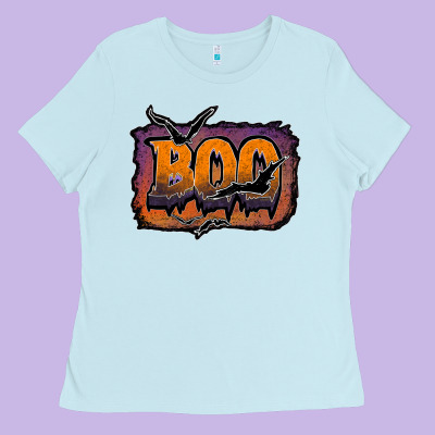 Boo Ladies Tee Designed By Jahusdesignshop
