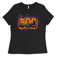 Black boo Ladies Tee - JahusDesignShop