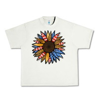 Patriotic Sunflower Urban Heavy Tee | Teevron