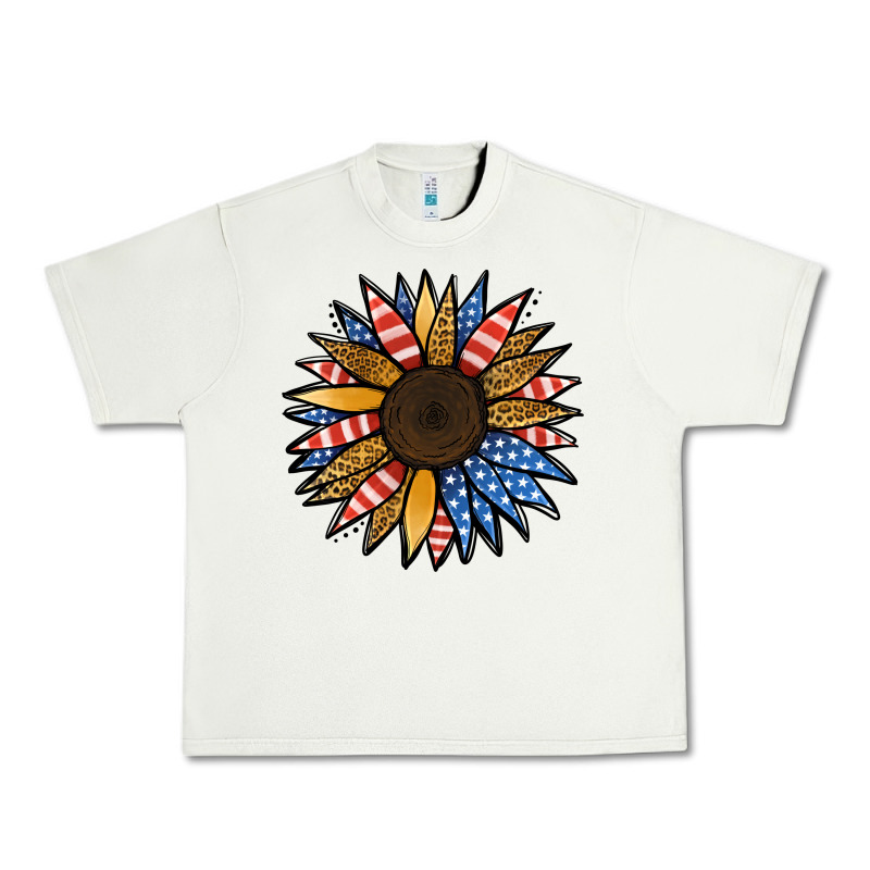Patriotic Sunflower Urban Heavy Tee by Jasminsmagicworld | Teevron