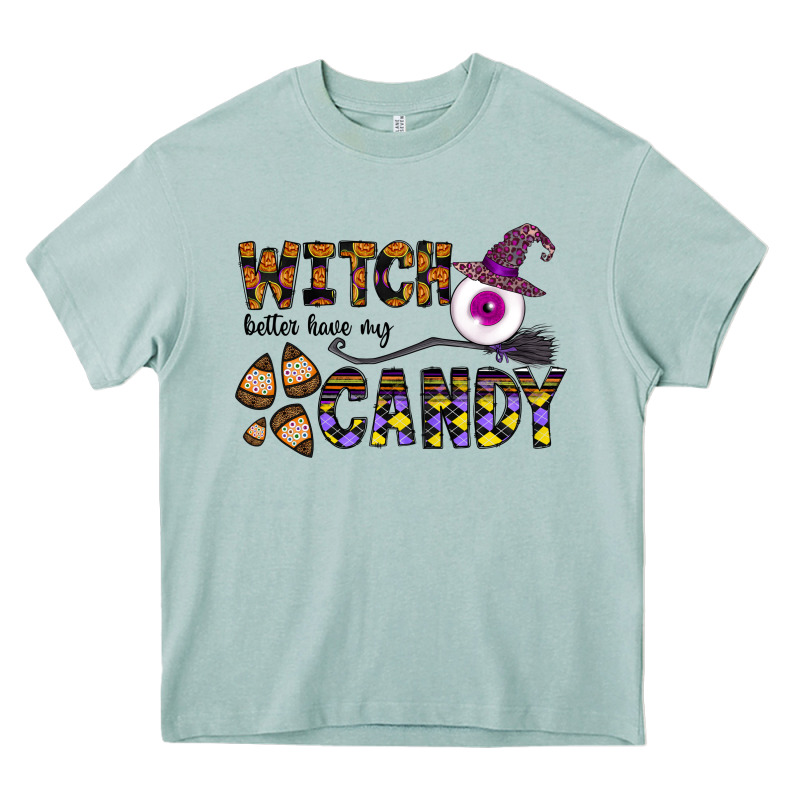 Witch Better Have My Candy Heavy Core Tee by CowhideDigitalArt | Teevron
